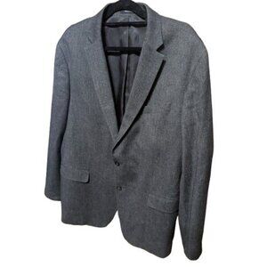 Awearness by Kenneth Cole Gray Blazer 46 L Men's Sport Coat Slim Fit